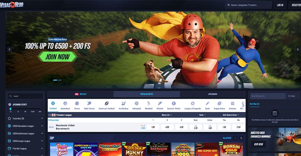 Screenshot 1 Vegas Hero Casino